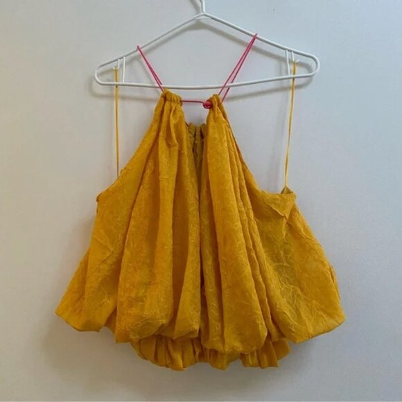 By Anthropologie Halter Parachute Bubble-Hem Tank XS - Picture 8 of 8
